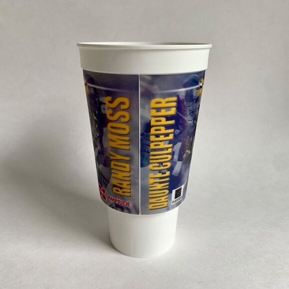 Randy Moss Daunte Culpepper Minnesota Vikings Holographic Cup NEW - Picture 1 of 6